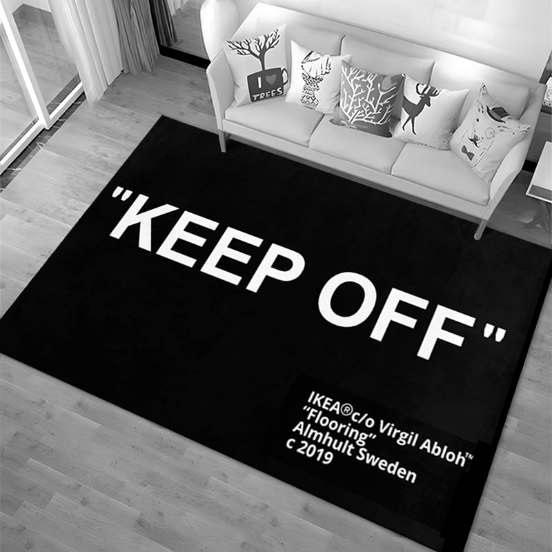 Commercial Printing & Graphics - Keep Off Area Rugs 3D Printed
