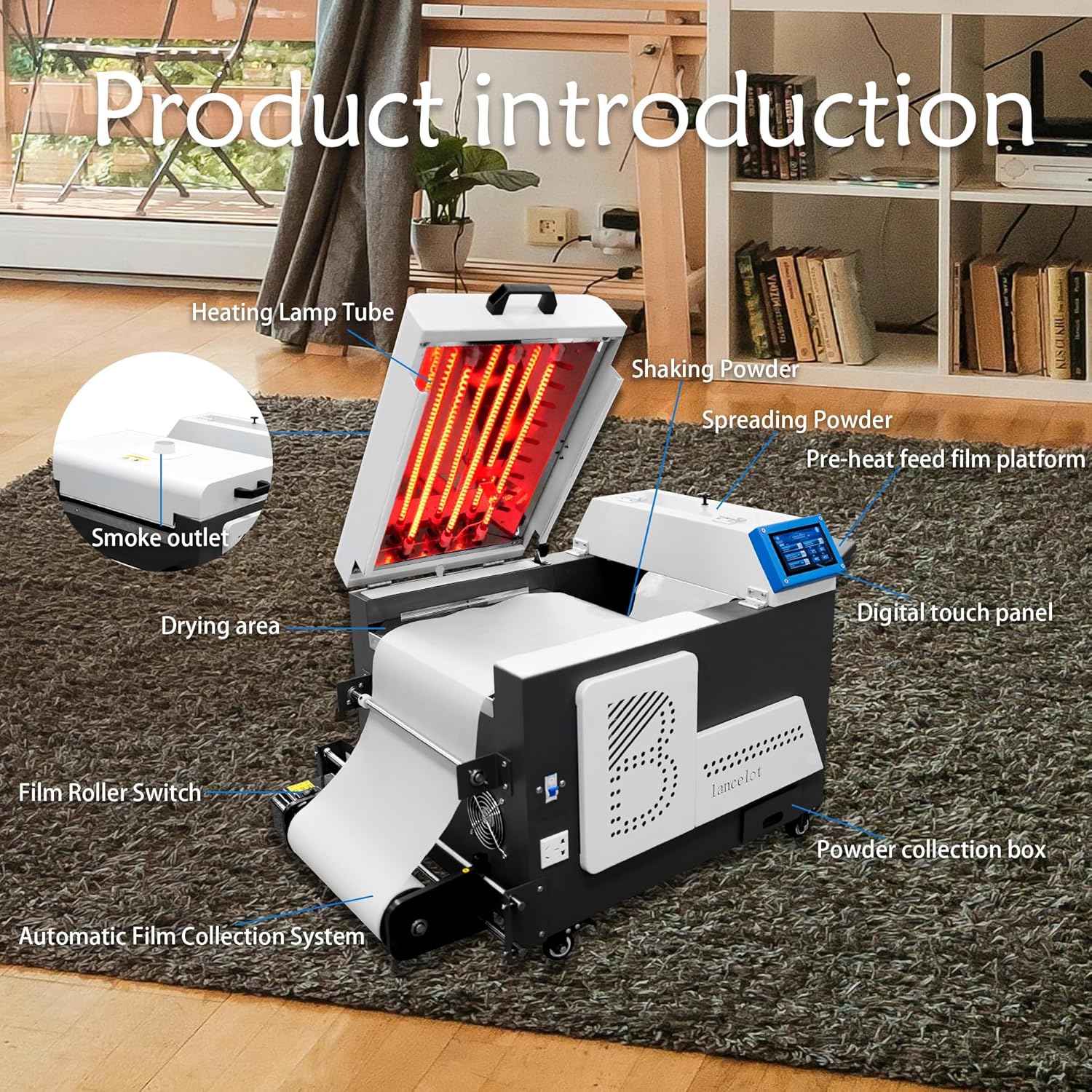 Lancelot A3 M1630 Pro DTF Prin - Dtf Powder Shaker recension och pris