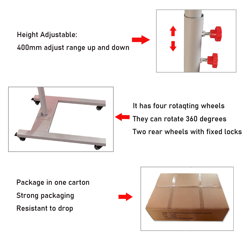3000w 360-degree Rotating Shir - Flash Dryer Screen Print recension och pris